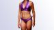 Mermaid Swimsuit Adult - Sparkle Purple