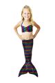 Hand-Made Mermaid Swimsuit Tail and Top - Moonlight Rainbow