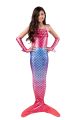 Shimmertail Mermaid Swim Tail & Fin - Lava (choose your size)