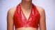 Mermaid Swim Top only, Child/Teen - Fire Coral