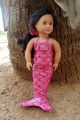 Shimmertail Mermaid Doll Outfit Set - Lava
