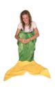 Mermaid Fleece Blanket - Green Tie Dye