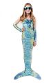 Shimmertail Mermaid Swim Tail & Fin - Rain Forest (choose your size)